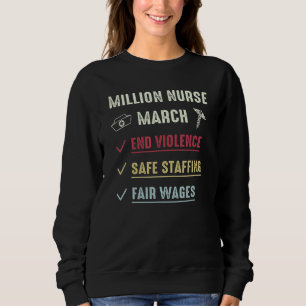 Sweatshirt Retro Million Nurse Mars 2022 Mai 12 2022