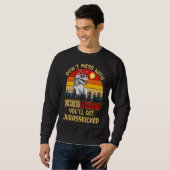 Sweatshirt Retro Ne manquez pas avec Mimisaurus Vous obtiendr (Devant entier)
