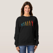 Sweatshirt Retro Nurse Evolution for Women Nurse (Devant entier)