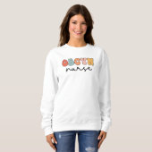 Sweatshirt Retro OBGYN Nurse (Devant entier)