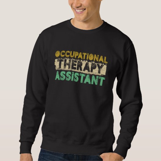 Sweatshirt Retro Occupational Therapy Assistant Healthcare Th (Devant)
