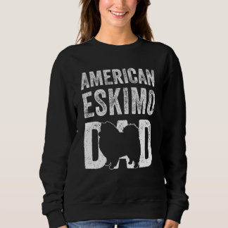 Sweatshirt Rétro père de l'Eskimo américain Papa Fête des Pèr