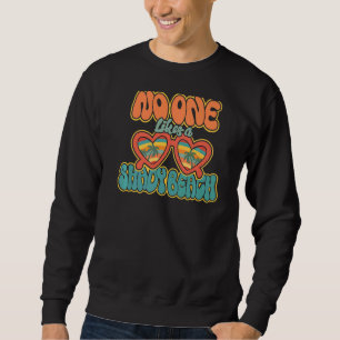 Sweatshirt Rétro Personne Comme Les Lunettes De Plage Ombragé