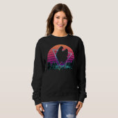 Sweatshirt Rétro poulet (Devant entier)