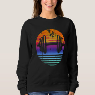 Sweatshirt Retro Powerlifting Travail hors Poids Lifting Dumb