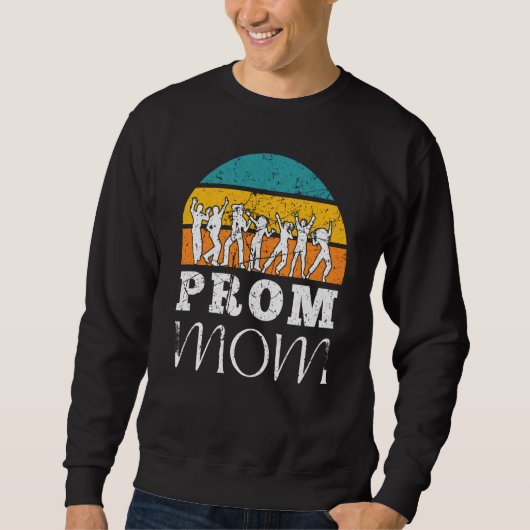 Sweatshirt Retro Prom Moms Matching Prom Mom Tees for Dance C (Devant)