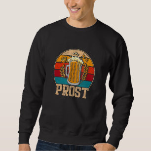 Sweatshirt Retro Prost Beer Mug Vintage Oktoberfest Beerfest