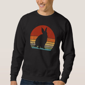 Sweatshirt Retro Rabbit Vintage Rabbit Esprit animal les anné
