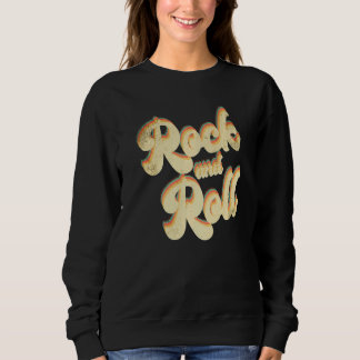 Sweatshirt Retro Rock and Roll  