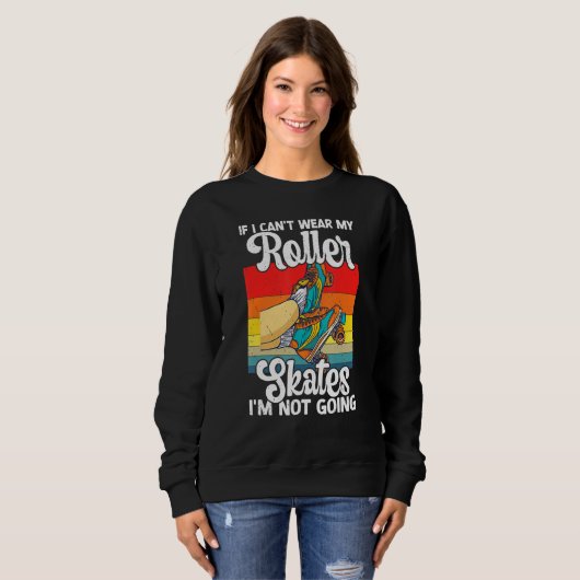 Sweatshirt Retro Rollerskates 80's Derby Roller Skating for T (Devant entier)