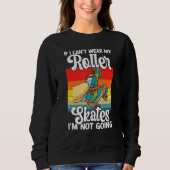 Sweatshirt Retro Rollerskates 80's Derby Roller Skating for T (Devant)
