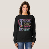 Sweatshirt Rétro Santé Mentale "C'est Okay" (Devant entier)