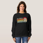 Sweatshirt Retro Style Ew People Cat   Cat (Devant entier)