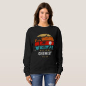 Sweatshirt Retro Style Retirement Gag Idea Funny Retired Chem (Devant entier)