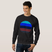 Sweatshirt Retro Style Rowing Funny Rower Boot Team Cadeau M (Devant entier)