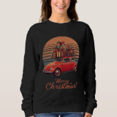Sweatshirt Retro Sunset Christmas (Devant)