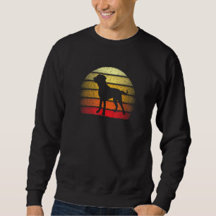Sweatshirt Retro Sunset Grande Suisse Mountain Dog Thème Desi