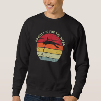 Sweatshirt Retro Sunset Pole Vault 9