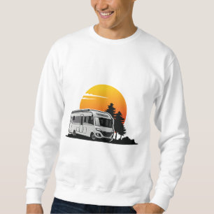 Sweatshirt Retro Sunset RV Motorhome Propriétaire Cadeau, voi