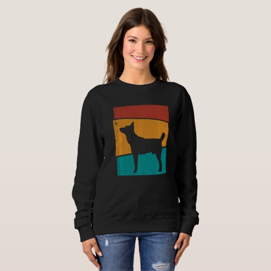 Sweatshirt Retro Tahltan Bear Dog (Devant entier)