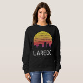 Sweatshirt Retro Texas Laredo Skyline Vintage Urban Buildings (Devant entier)