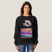Sweatshirt Retro Venice Beach California Souvenir Surf (Devant entier)
