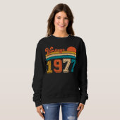 Sweatshirt Retro Vintage 1977 (Devant entier)