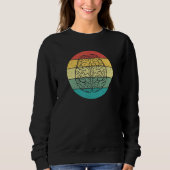Sweatshirt Retro Vintage Brain Neuroscience (Devant)