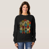 Sweatshirt Retro vintage chess hobby (Devant entier)