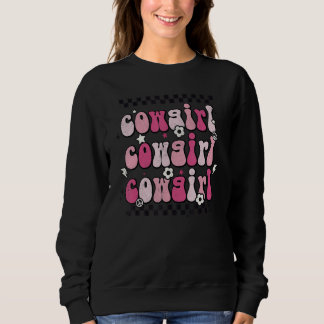 Sweatshirt Rétro Vintage Cowgirl Vacherine Country