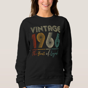Sweatshirt Retro Vintage depuis 1966 57e anniversaire 57 ans