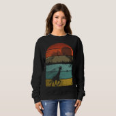 Sweatshirt Retro vintage Giraffe  and cute animal  4 (Devant entier)