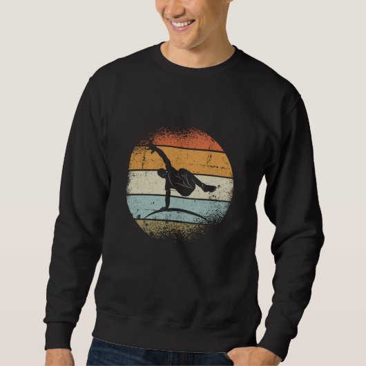 Sweatshirt Rétro Vintage Parkour (Devant)
