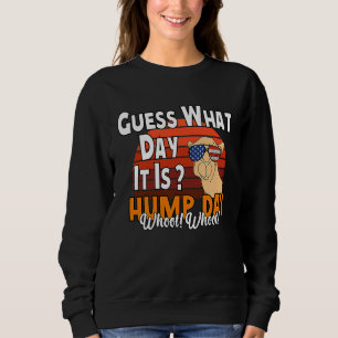 Sweatshirt Retro Vintage Sunset Devinez Quel Jour C'Est Camel