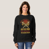 Sweatshirt Retro Vintage Wooden Spoon Survivor  1 (Devant entier)