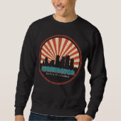 Sweatshirt Retro Washington DC State Skyline Souvenir Vintage (Devant)