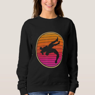 Sweatshirt Retro Wrestling Wrestler