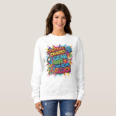 Sweatshirt "Rêve Grand Motivationnel (Devant entier)
