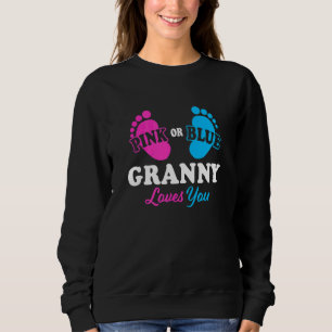 Sweatshirt Révélation de genre Mamie Baby Shower Grand-mère