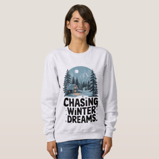 Sweatshirt Rêves d'hiver (Devant entier)