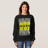 Sweatshirt Revolution Alien  Sad Aesthetic Edgy Streetwear (Devant entier)