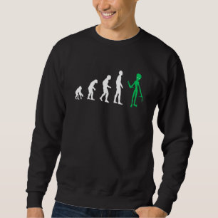 Sweatshirt Révolution Alien sur le vaisseau spatial