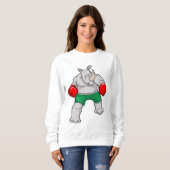 Sweatshirt Rhino à Boxing avec gants de boxe (Devant entier)