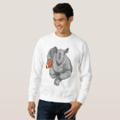 Sweatshirt Rhino de football (Devant entier)