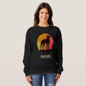 Sweatshirt Rhodesian Ridgeback Chien Retro 5 (Devant entier)