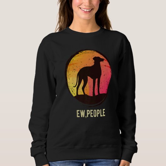 Sweatshirt Rhodesian Ridgeback Chien Retro 5 (Devant)