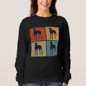 Sweatshirt Rhodesian Ridgeback Vintage  4 (Devant)