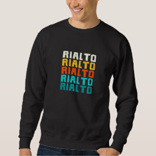 Sweatshirt Rialto California Vintage Ca Retro Collection Amer