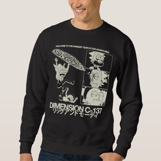 Sweatshirt RICK ET MORTY™ | Dimension C-137 (Devant)