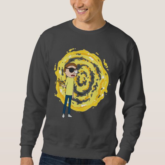 Sweatshirt RICK ET MORTY™ | Portail Evil Morty (Devant)